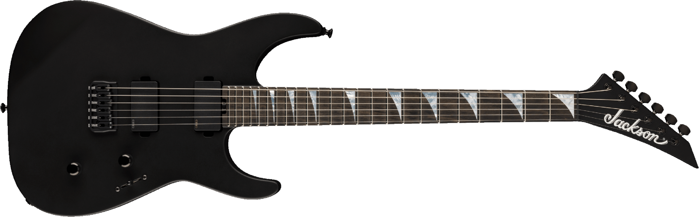 Jackson Sl2mg Ht American Soloist Ht Hh Eb - Satin Black - Metal electric guitar - Main picture
