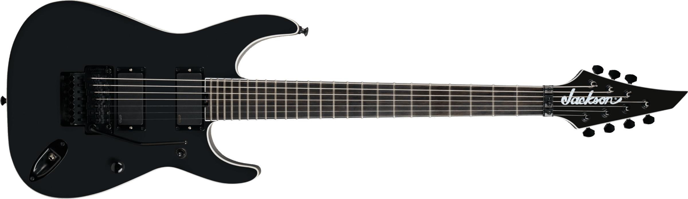 Jackson Sl7 Soloist Pro Series Chris Rorland Signature Fr Hh Eb - Satin Black - Signature electric guitar - Main picture