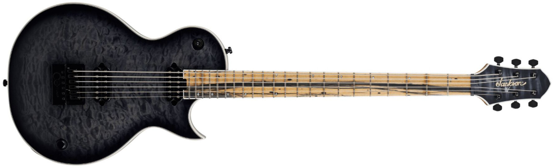 Jackson Sleep Token Iv Monarkh Pro Plus Signature Baryton Ht Ht Eb - Transparent Black Burst - Baritone guitar - Main picture