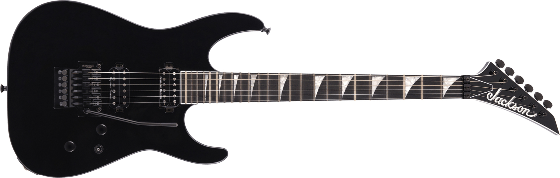 Jackson Soloist Sl2 Mj Jap 2h Seymour Duncan Fr Eb - Black - Metal electric guitar - Main picture