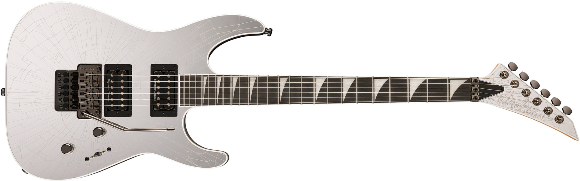 Jackson Soloist Sl2 Pro Plus 2h Seymour Duncan Fr Eb - Shattered Mirror - Str shape electric guitar - Main picture
