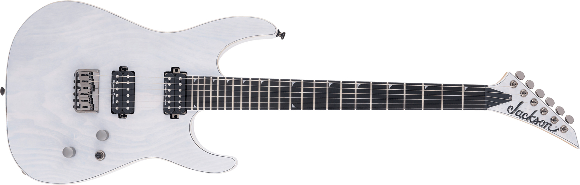 Jackson Soloist Sl2a Mah Ht Pro 2h Seymour Duncan Eb - Unicorn White - Str shape electric guitar - Main picture