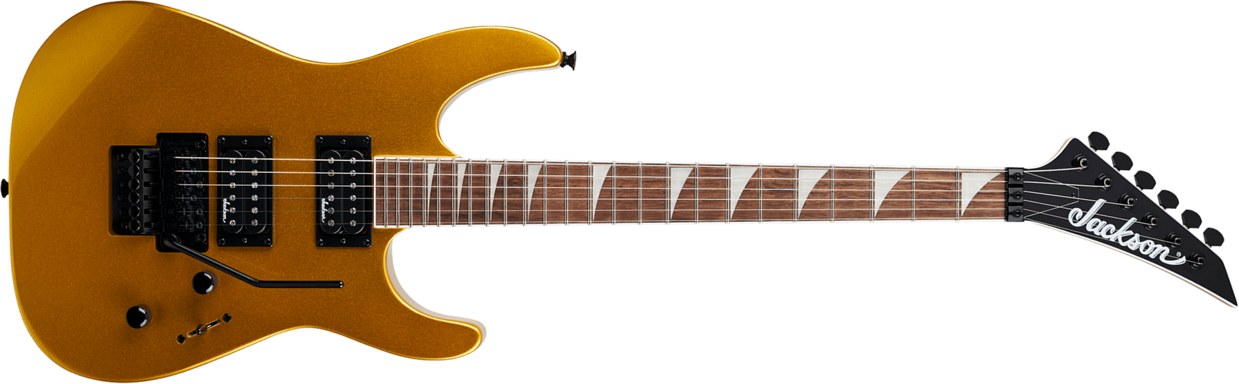 Jackson Soloist Slx Dx X-series 2h Fr Lau - Gold Bullion - Metal electric guitar - Main picture