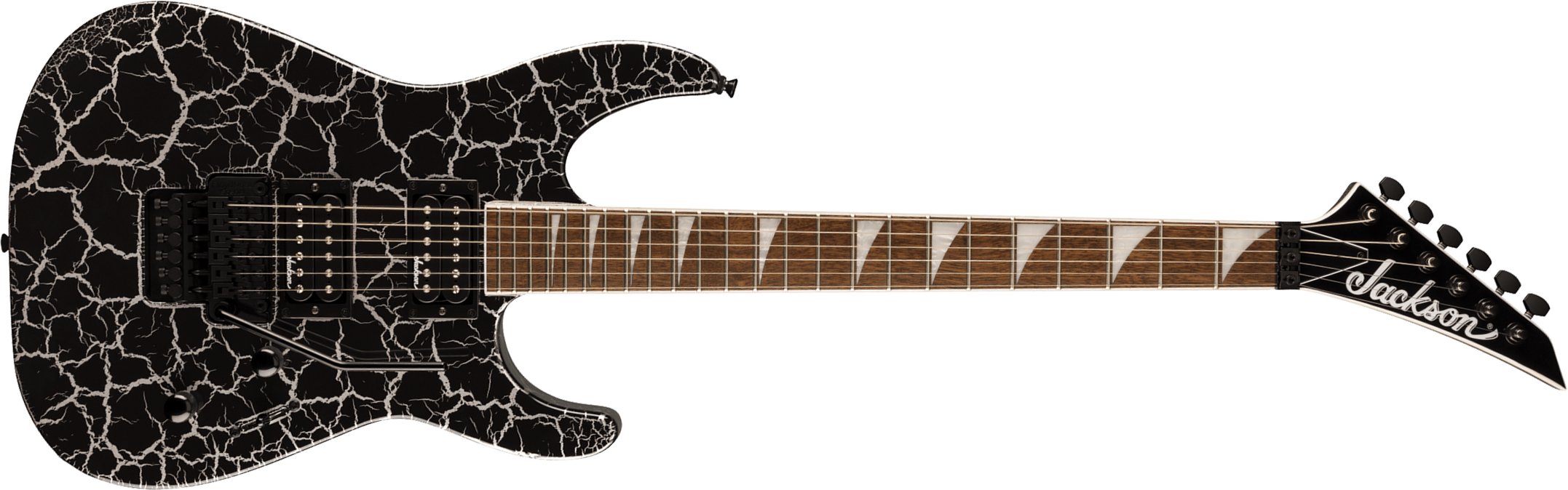 Jackson Soloist Slx Dx X-series Fr 2h Lau - Silver Mercury Crackle - Metal electric guitar - Main picture