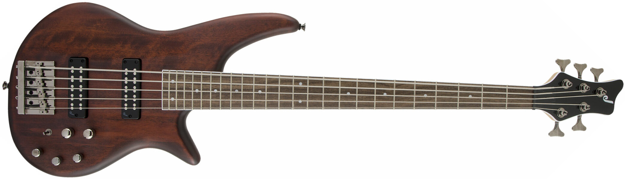 Jackson Spectra Bass Js3v 5c Active Lau - Walnut Stain - Solid body electric bass - Main picture