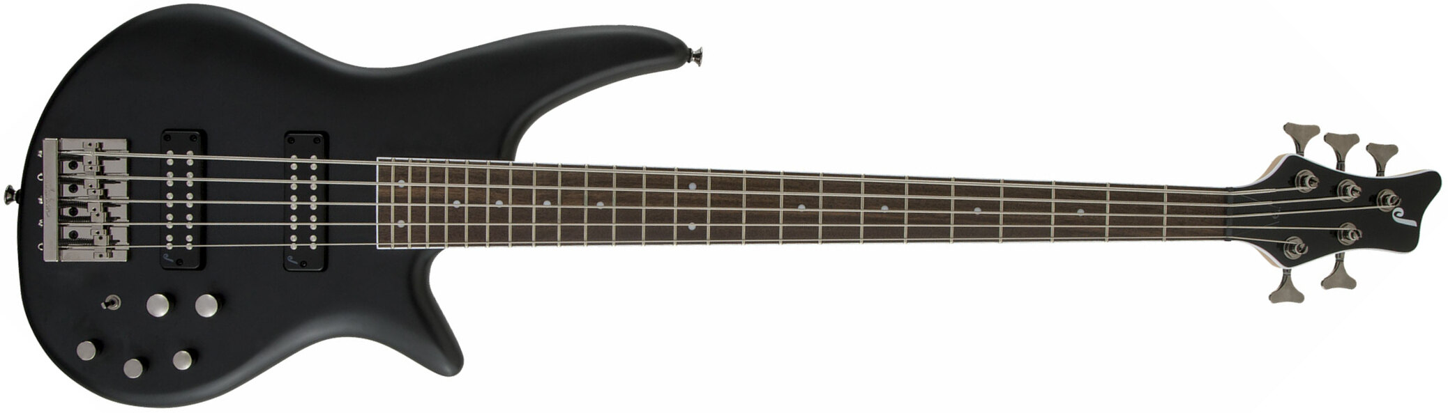 Jackson Spectra Bass Js3v 5c Active Lau - Satin Black - Solid body electric bass - Main picture