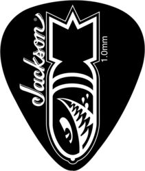 Guitar pick Jackson 351 Black Heavy Bomb 1mm Picks