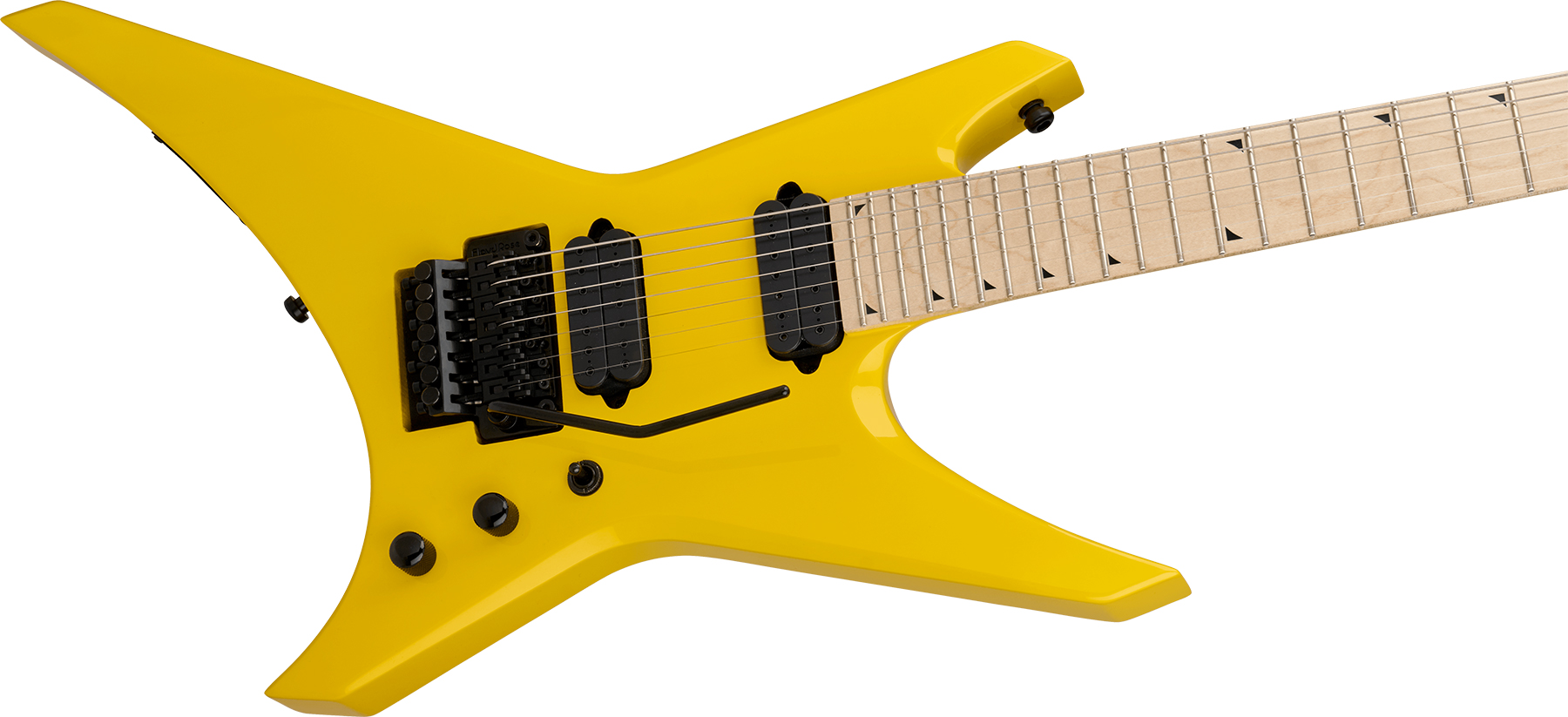Jackson Dave Davidson Wr7 Pro Signature 7c Baryton 2h Dimarzio Fr Mn - Ferrari Yellow - Baritone guitar - Variation 2