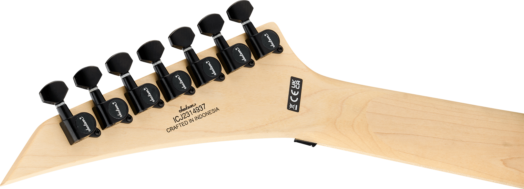 Jackson Dave Davidson Wr7 Pro Signature 7c Baryton 2h Dimarzio Fr Mn - Ferrari Yellow - Baritone guitar - Variation 3