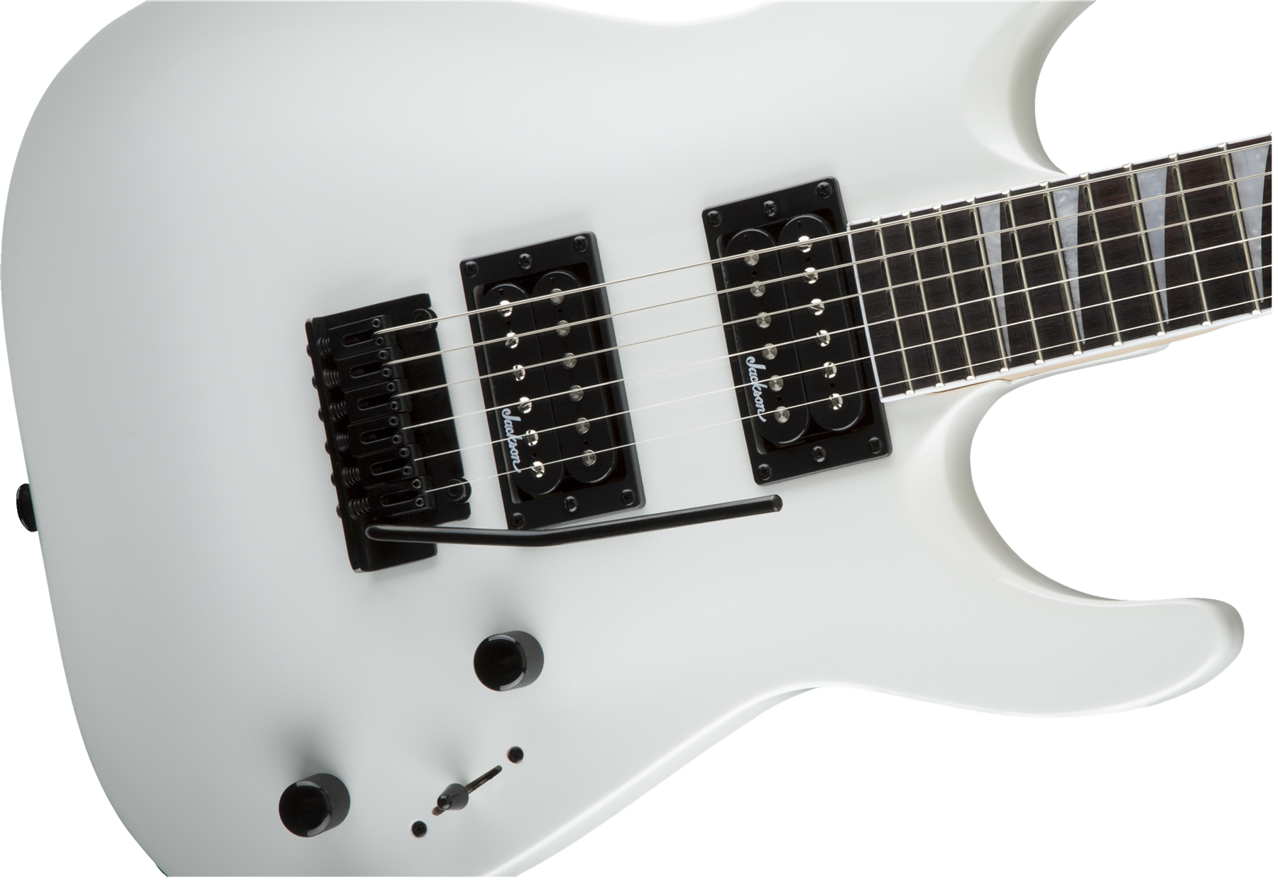 Jackson Dinky Arch Top Dka Js22 2h Trem Ama - Snow White - Metal electric guitar - Variation 2