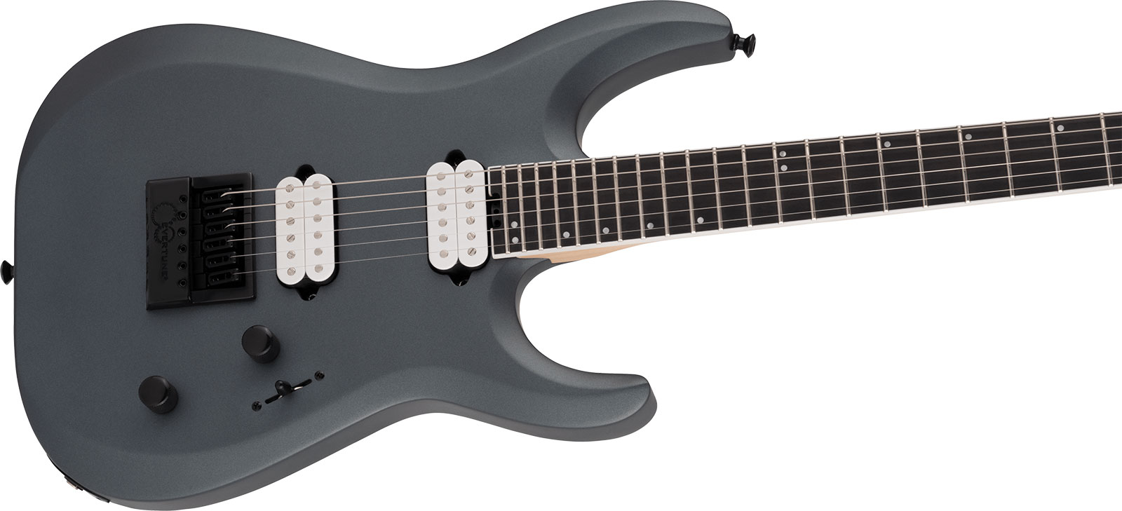 Jackson Dinky Dk Modern Evertune 6 Pro 2h Fishman Fluence Eb - Satin Graphite - Str shape electric guitar - Variation 2