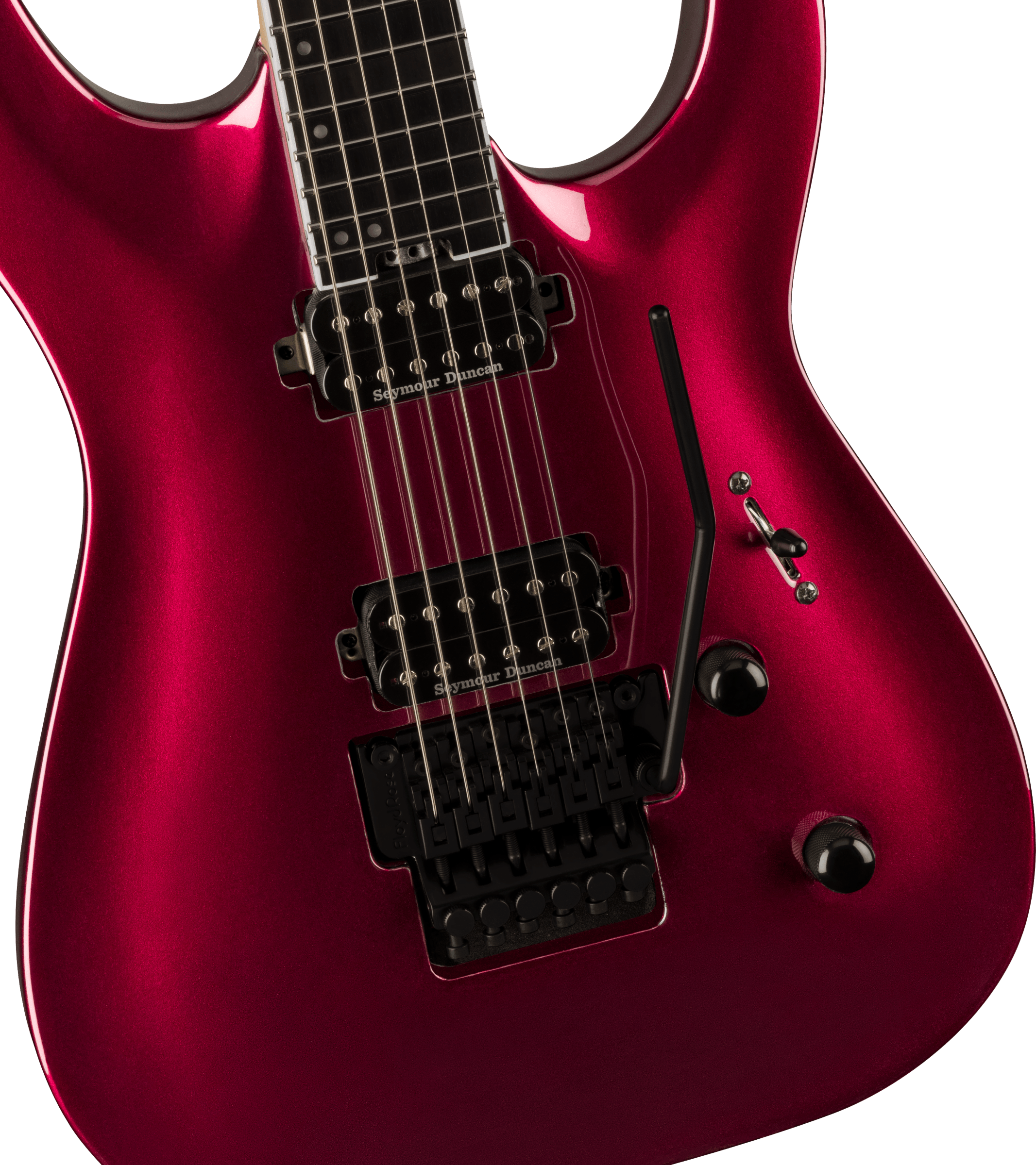 Jackson Dinky Dka Pro Plus 2h Seymour Duncan Fr Eb - Oxblood - Str shape electric guitar - Variation 2