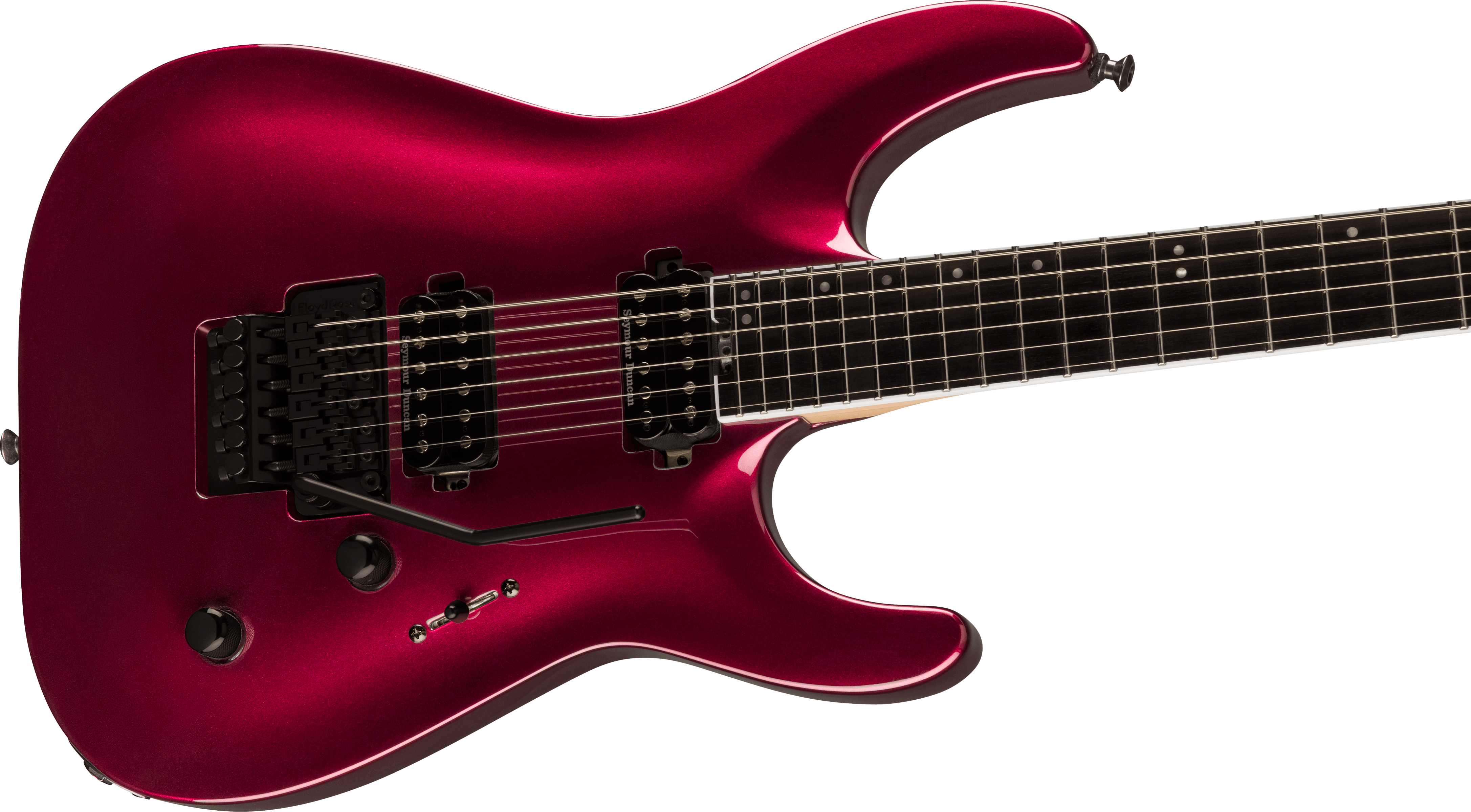 Jackson Dinky Dka Pro Plus 2h Seymour Duncan Fr Eb - Oxblood - Str shape electric guitar - Variation 3