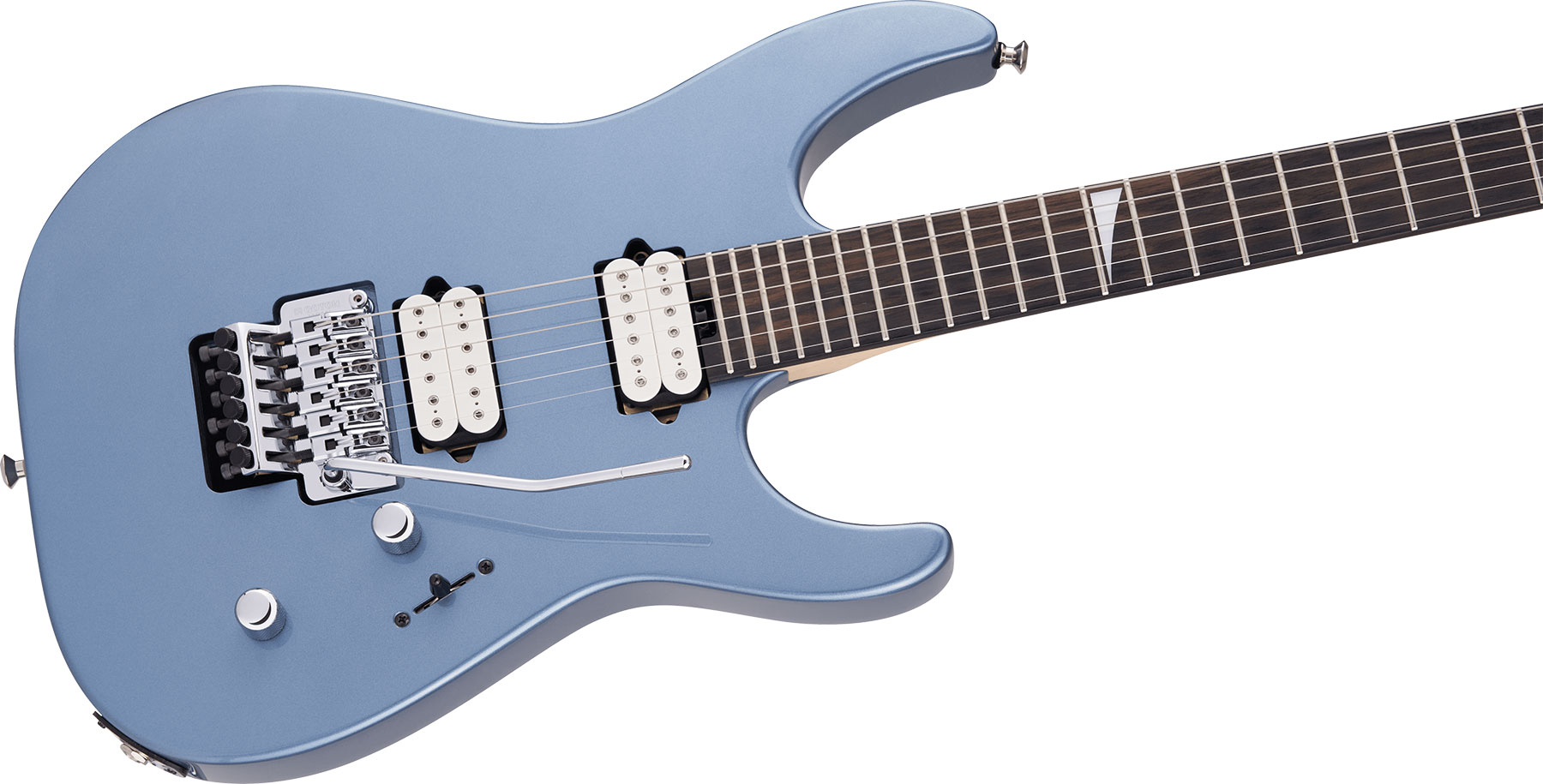 Jackson Dinky Dkr Mj Jap 2h Dimarzio Fr Eb - Ice Blue Metallic - Str shape electric guitar - Variation 2