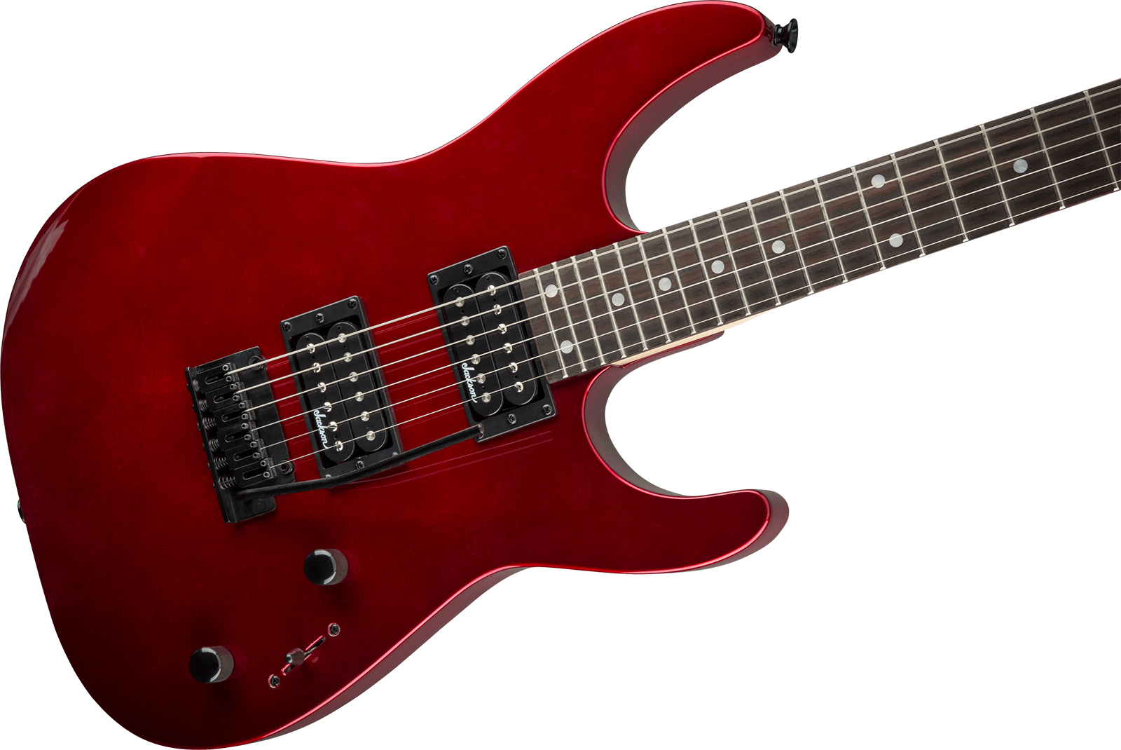 Jackson Dinky Js12 2h Trem Ama - Metallic Red - Metal electric guitar - Variation 2