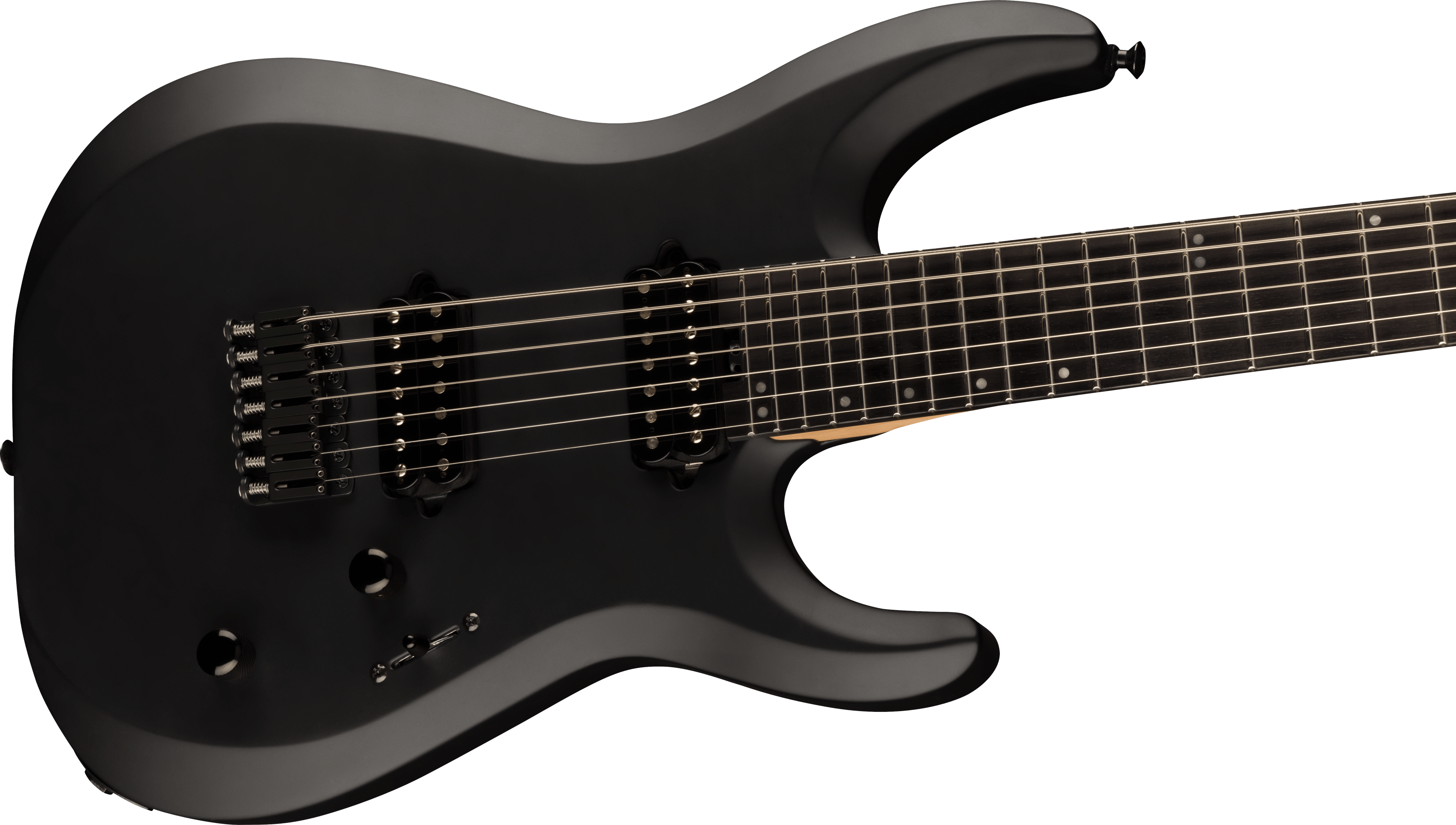 Jackson Dinky Mdk Ht7 Pro Plus 2h Bare Knuckle Eb - Satin Black - 7 string electric guitar - Variation 3