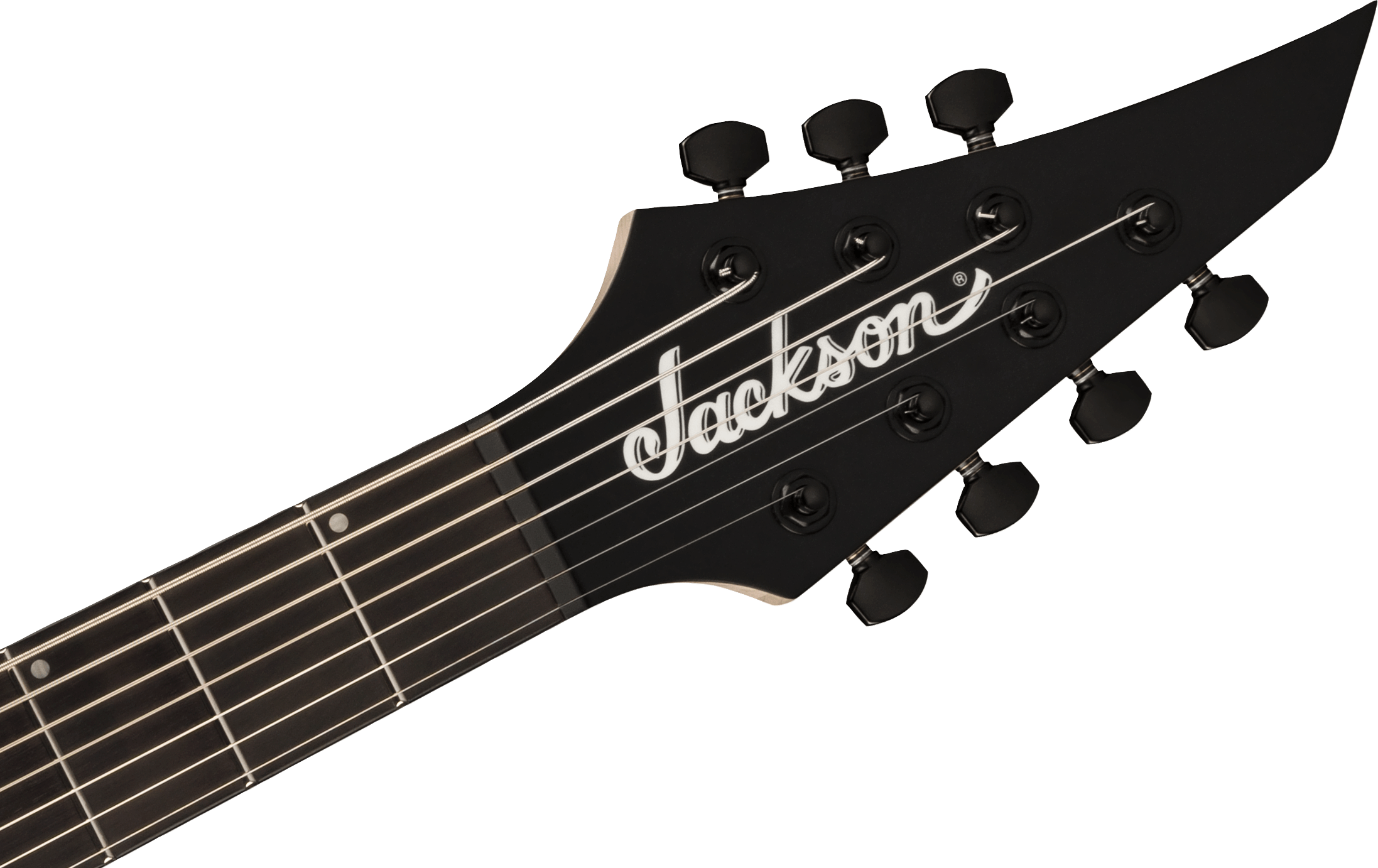 Jackson Dinky Mdk Ht7 Pro Plus 2h Bare Knuckle Eb - Satin Black - 7 string electric guitar - Variation 4