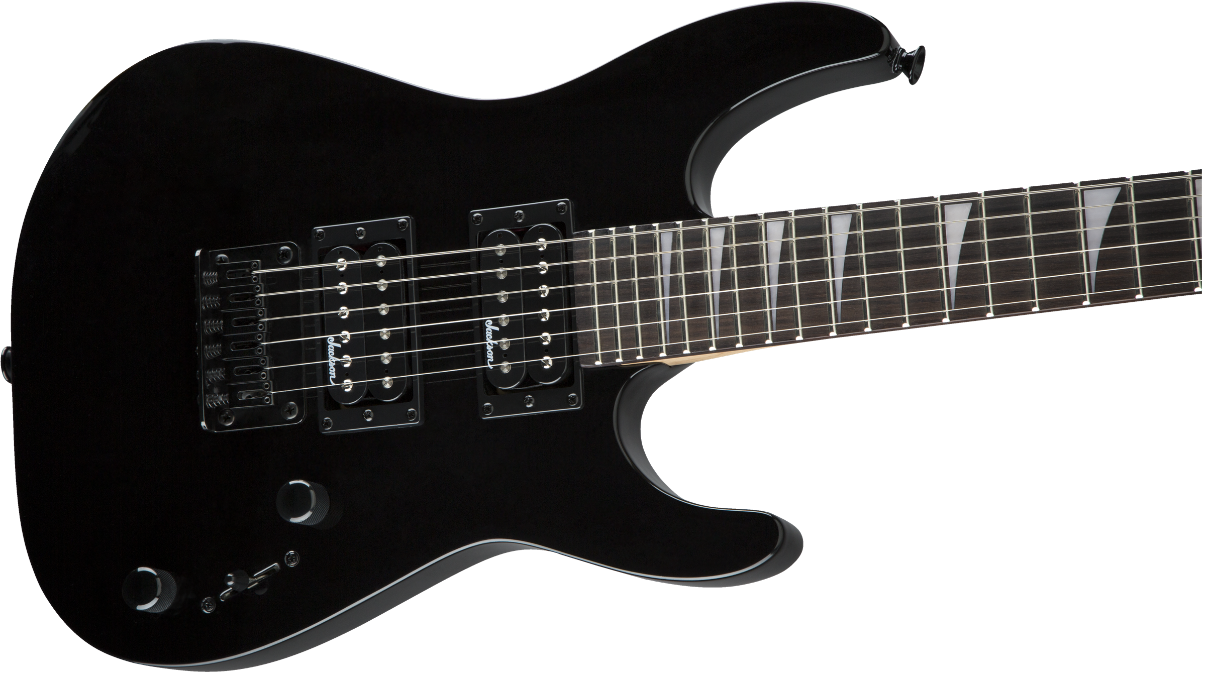 Jackson Dinky Minion Js1x Diapason Court 2h Ht Ama - Black - Electric guitar for kids - Variation 2