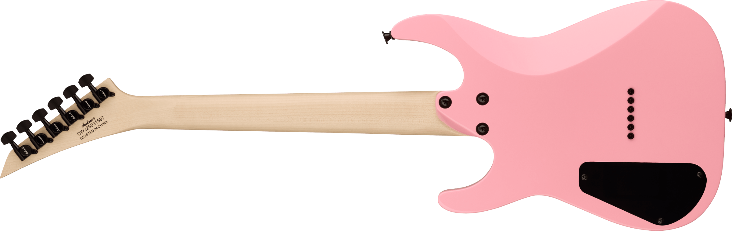 Jackson Dinky Minion Js1x Shsc 2h Ht Ama - Bubble Gum - Electric guitar for kids - Variation 1