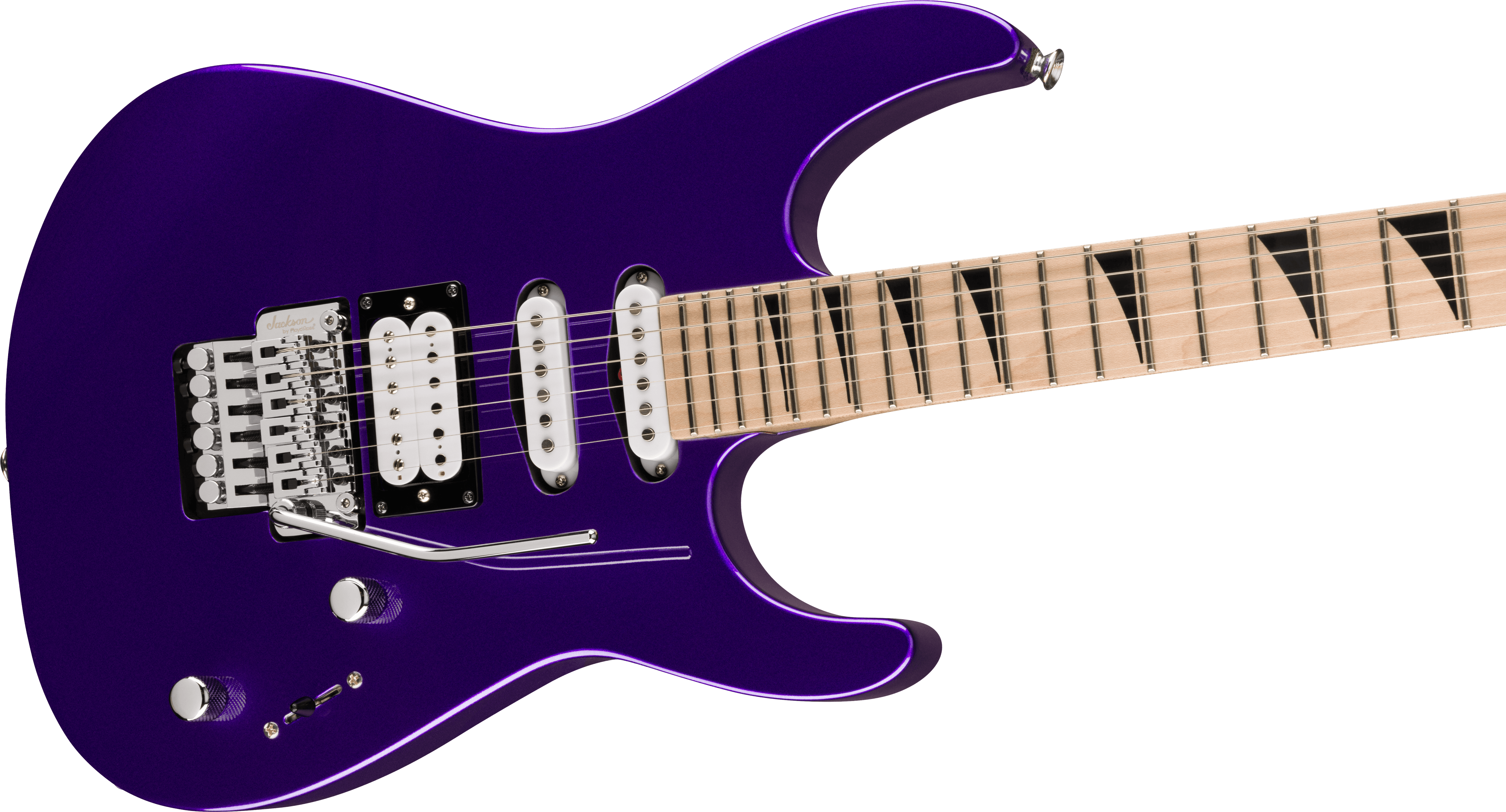 Jackson Dinky Dk3xr Hss Fr Mn - Deep Purple Metallic - Str shape electric guitar - Variation 4