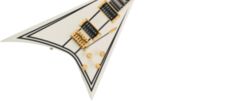 Metal electric guitar Jackson CD1 LEGEND SERIES RHOAD LIMITED EDITION TREM HH EB - White with black bevels