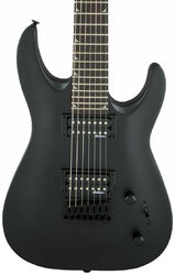 7 string electric guitar Jackson Dinky Arch Top JS22-7 DKA HT - Satin black