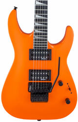 Double cut electric guitar Jackson Dinky Arch Top JS32 DKA - Neon orange