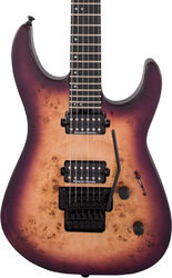 Str shape electric guitar Jackson Pro Dinky DK2P - Purple sunset