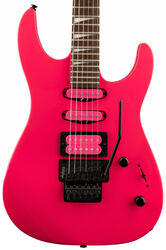 Str shape electric guitar Jackson Dinky DK3XR HSS - Neon pink