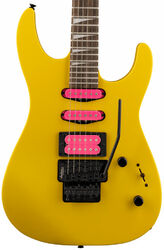 Str shape electric guitar Jackson Dinky DK3XR HSS - Caution yellow