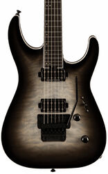 Str shape electric guitar Jackson Pro Plus Dinky DKAQ - Ghost burst