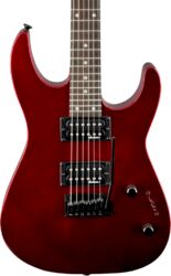 Metal electric guitar Jackson JS Series Dinky JS12 - metallic red