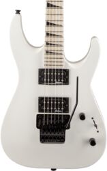 Str shape electric guitar Jackson Dinky Arch Top JS32 DKAM - Snow white
