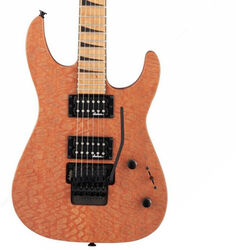 Str shape electric guitar Jackson Dinky JS42 Lacewood FSR Ltd - Natural satin