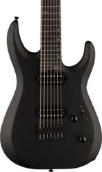 7 string electric guitar Jackson Pro Plus Dinky MDK - Satin black