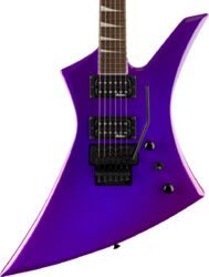 Metal electric guitar Jackson Kelly X-Series - Deep Purple Metallic