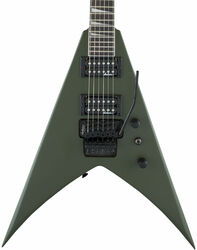 Metal electric guitar Jackson King V JS32 - Matte army drab