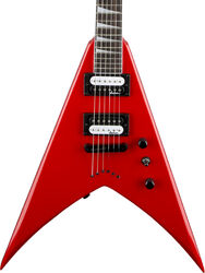 Metal electric guitar Jackson King V JS32T - Ferrari red