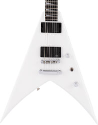 Metal electric guitar Jackson Pro King V KVTMG - Snow white