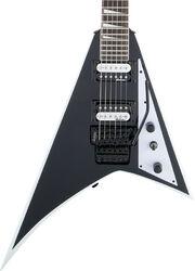 Metal electric guitar Jackson Rhoads JS32 2020 - Black with white bevels