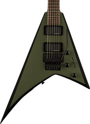 Metal electric guitar Jackson X Rhoads RRX24 - Matte army drab with black bevels