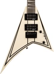 Electric guitar for kids Jackson RR Minion JS1XM - Snow white w/ black pin stripes