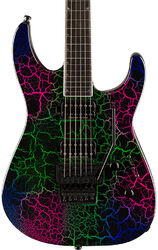Str shape electric guitar Jackson Pro Plus Soloist SL2 - Bruised crackle