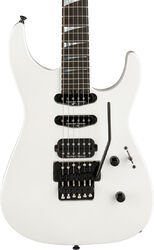 Str shape electric guitar Jackson American Soloist SL3 - Platinum pearl