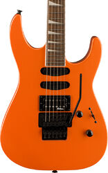 Str shape electric guitar Jackson X Soloist SL3X DX - Lambo orange