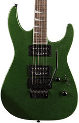 Double cut electric guitar Jackson X Soloist SLX DX - Manalishi green