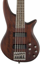 Solid body electric bass Jackson Spectra Bass JS3V - Walnut stain