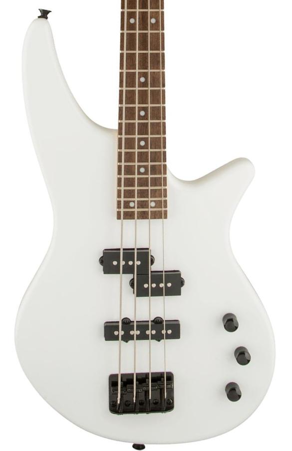 Solid body electric bass Jackson Spectra Bass JS2 - snow white