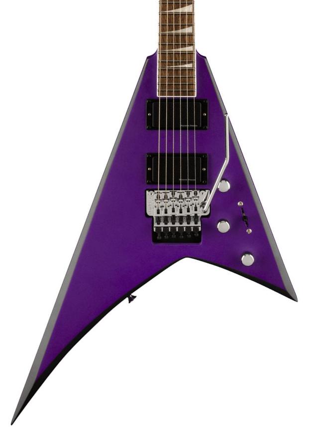 Metal electric guitar Jackson Rhoads RRX24 - Purple metallic with black bevels