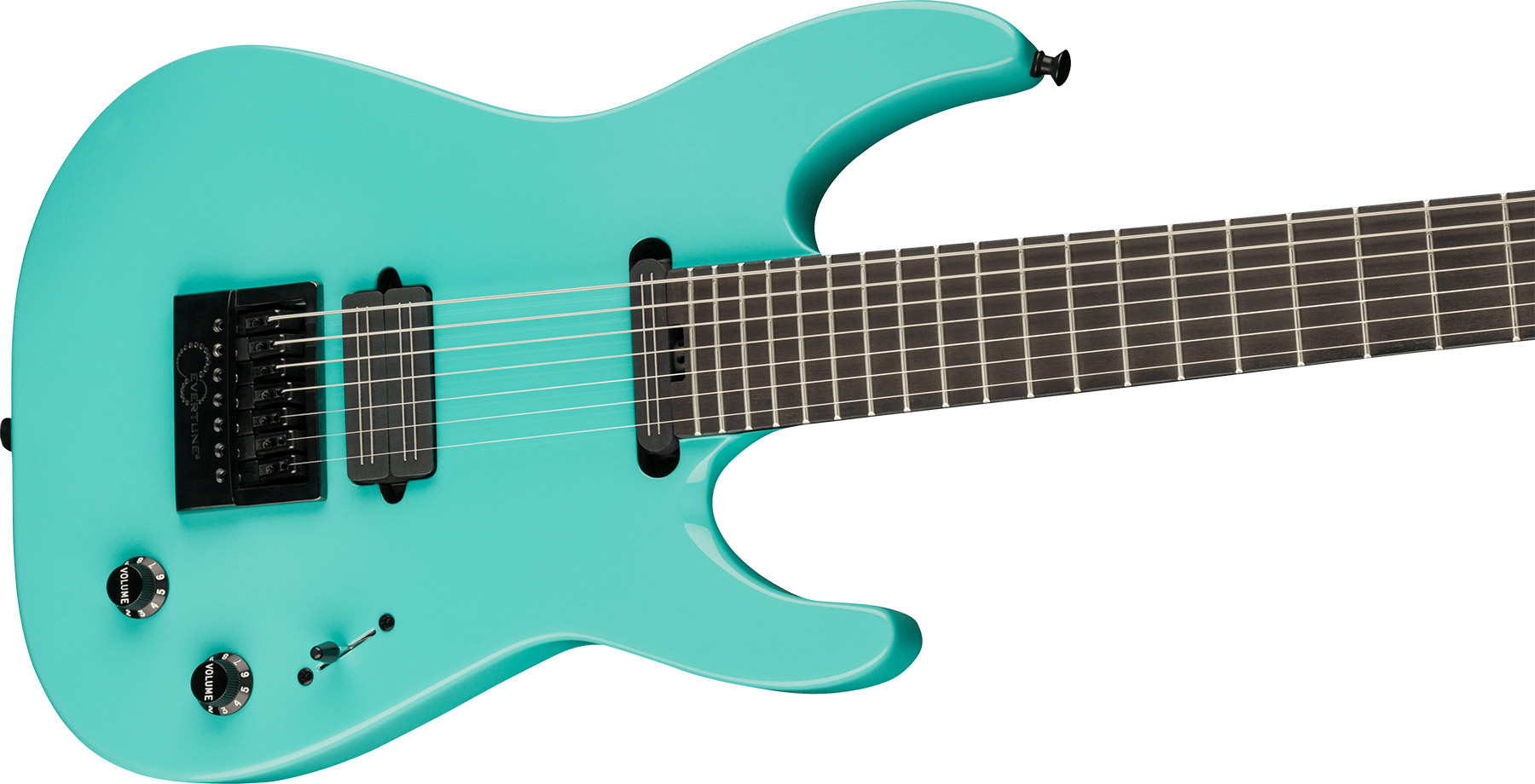 Jackson Josh Smith Soloist Sl7 Et Pro Signature Hs Bare Knuckle Ht Eb - Aquamarine - 7 string electric guitar - Variation 2